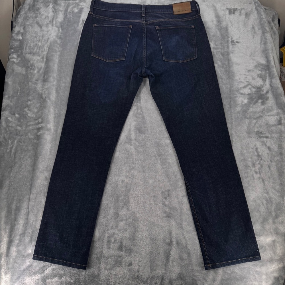 Mott & Bow Mens Straight Leg Dark Wash Denim Jeans Cotton Elastane Size 32 - Picture 10 of 10